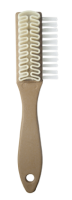 Solitaire handle brush crepe