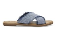 TOMS Sandale Viv Blue Slub Chambray