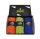 von Jungfeld 3er Box Socken orange grün blau