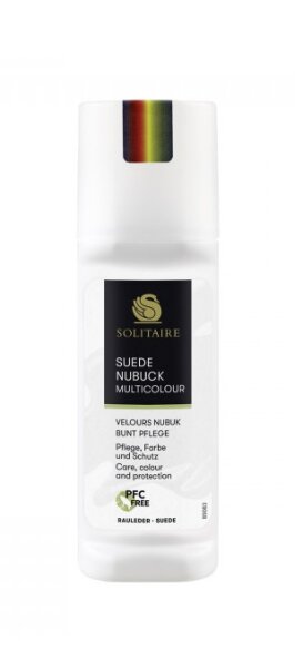 Solitaire Velours Nubuk Bunt Pflege Stick