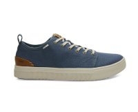 TOMS Mens Sneaker TRVL LITE Airforce Blue Heritage Canvas