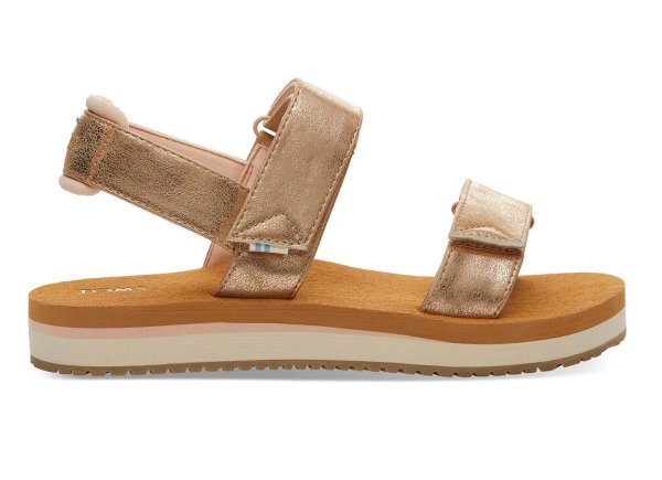 TOMS Sandale Ray Champagne Shimmer