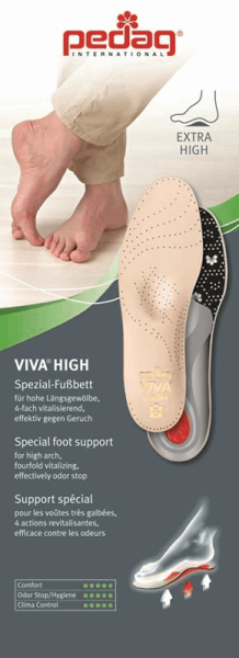 Pedag Viva® High The special footbed